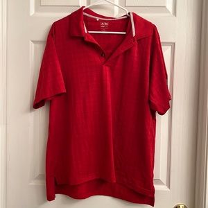 Adidas Red Polo (Clima Cool adidas golf polo)